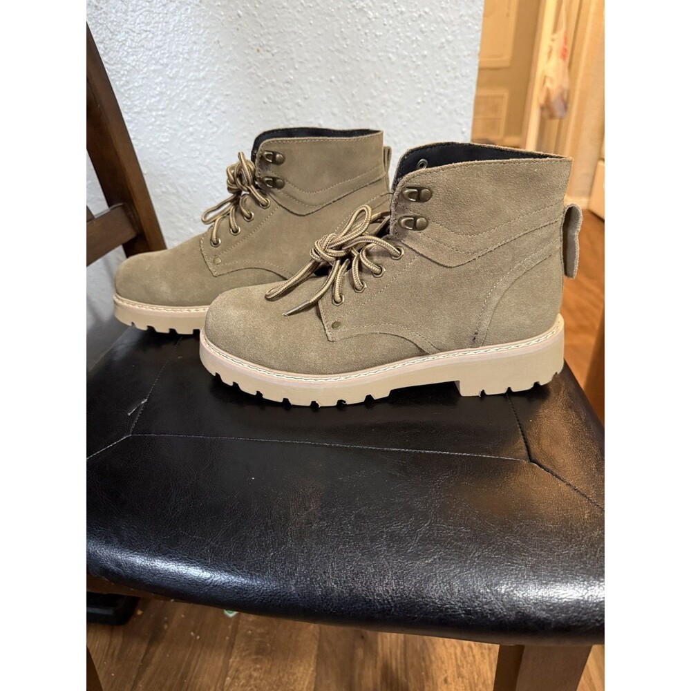 Propet Women’s Dakota Work Boots Olive Leather Size 7 *read*